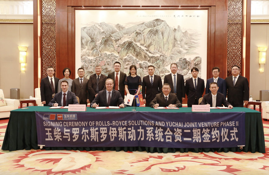 ROLLS-ROYCE AND YUCHAI INTENSIFY COOPERATION